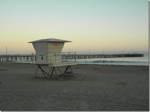 Beach at dusk