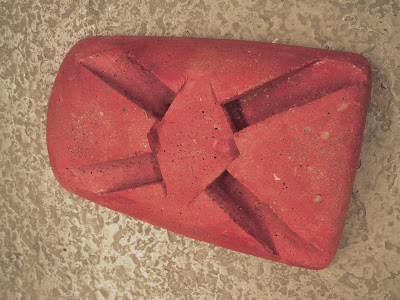 Corb table top underside (dyed concrete 2002)