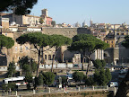 Fori Imperiali e Mercati di Traiano, da piazza del Campidoglio