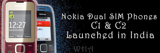 Nokia Dual Sim Phones C1-00, C1-01, C1-02 & C2 Launched in India GADGET, mobile, PHONE, Nokia Mobile, Voice Commands, India, Nokia C1, Nokia C2, Dual SIM, Dual Standby, Dual SIM Phone, Messaging, GPRS free C1-00, C1-01, C1-02 +mobile image
