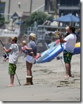 SEMi-EXCLUSIVE: Tori Spelling & Family Fishing On Malibu Beach