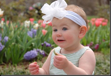 Cara and the flower