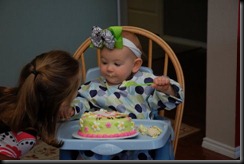 eating cake