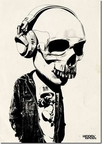 Bobblehead_Skull___Headphones_by_hiddenmoves