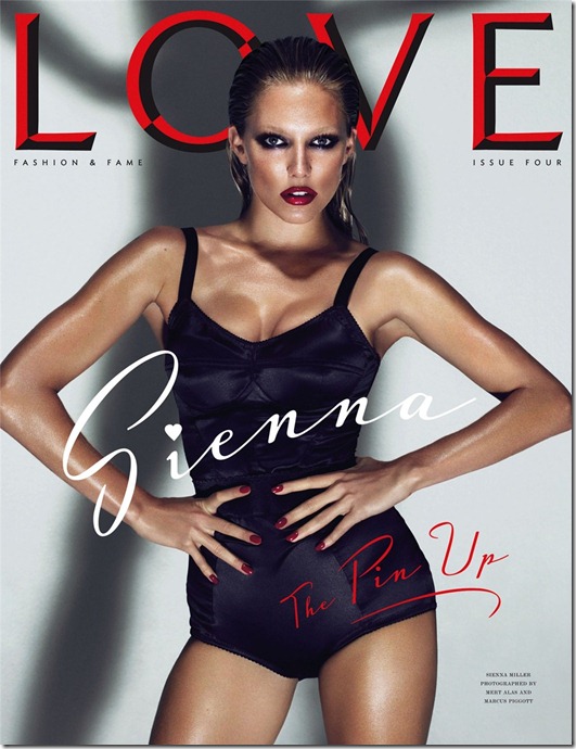 Love magazine Sienna Miller