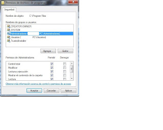 Cambiar permisos Cambiar permisos en carpetas y archivos en Windows 7