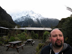 We were contemplating opposite mountain peaks
