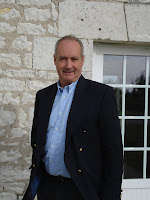 Eric, Walk Leader, off to dinner at Chateau de Marcay