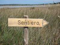Footpath sign