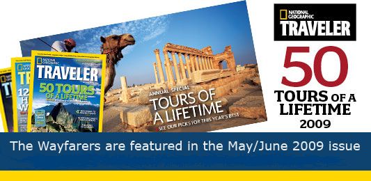 The Wayfarers feature in the May/June issue of National Geographic Traveler Magazine