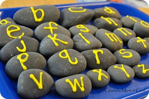 Alphabet rocks 002 Alphabet rocks 002