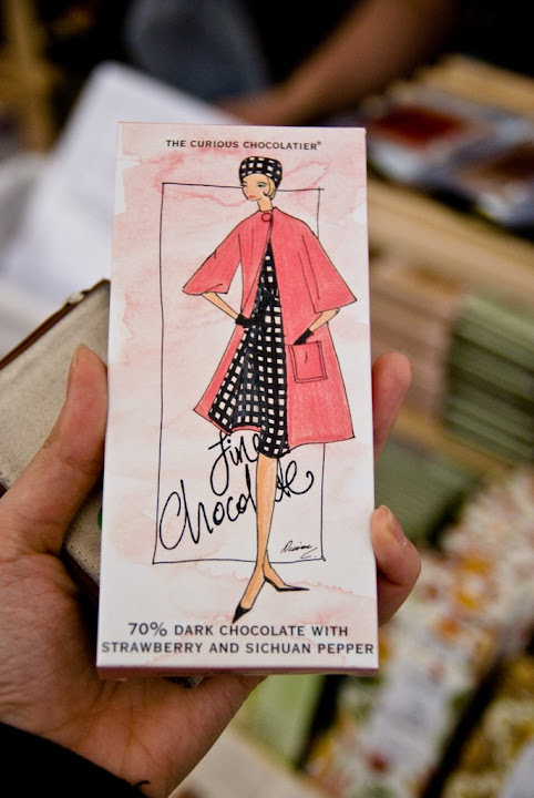 Dark Chocolate with Strawberry and Sichuan Pepper from The Curious Chocolatier