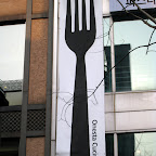 South Koreans love giant forks.