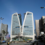 Koreans love buildings that looked ripped in half.