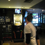 Koreans love you to play dart with a little flair so I stuck my right hand out for a behind the back low five...it never came.