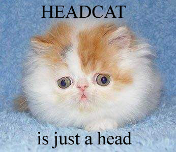 HEADCAT is just a head