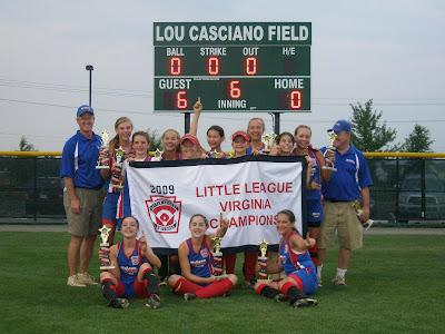 District 4, McLean Little League, 2009 Virginia State Little League Softball Champions