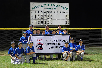 Dulles National, 2010 9-10 Year Old District 16 Champions