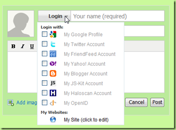 login options