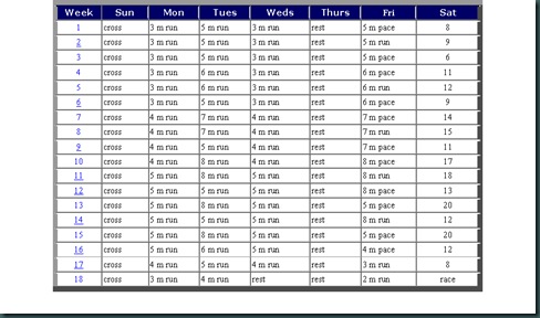 marathon plan