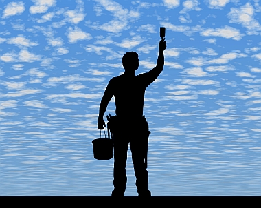 Man Painting