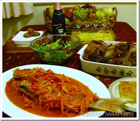New Year 2010 food © BUSOG! SARAP! 2010