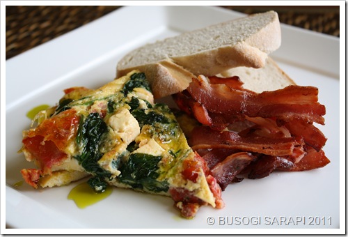 FETA, S.DRIED TOM. & SPINACH FRITTATA PIC2© BUSOG! SARAP! 2011 FETA, S.DRIED TOM. & SPINACH FRITTATA PIC2© BUSOG! SARAP! 2011