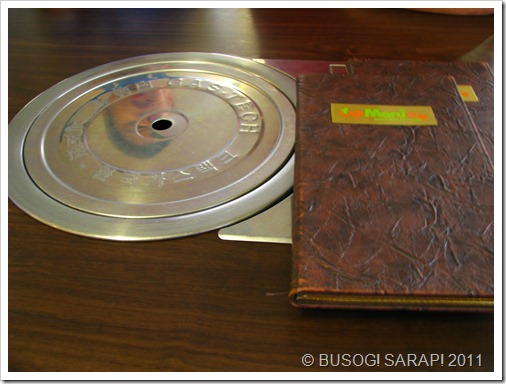 MARU TABLE INBUILT BURNER© BUSOG! SARAP! 2011