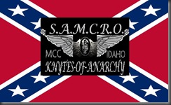 A SAMCRO DASH PLAQUE