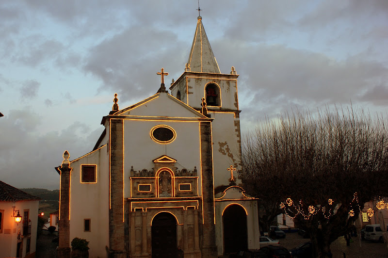 A igreja iluminada