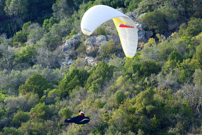 Parapente na serra da Arrábida, Setúbal