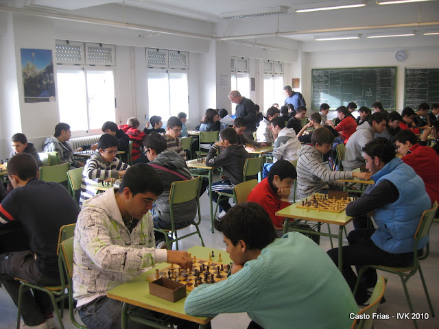 Campeonato de ajedrez del I.E.S. Victoria Kent, 17 y 18 de febrero de 2010.