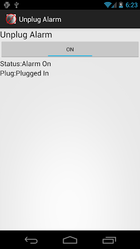 Unplug Alarm