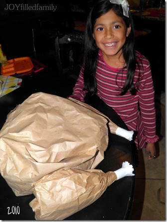 ella and her turkey