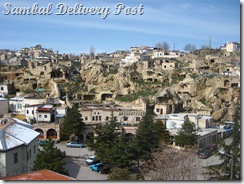 Mustafapasa - the little Greek style village where I stayed, when the snow melted