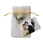 Sweet Memory A Package - Wedding Photo Magnet 64 pcs (with Organza Bag)