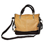 Cream & Brown Handbag