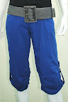 Knee Length Pants (Blue)