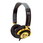ifrogz EarPollution Nerve Pipe Headphones - Hazard (Black/Gold)