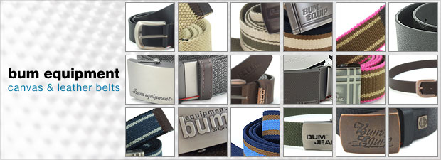 B.U.M. Equipment Canvas Belt  - BEB034 (Grey)