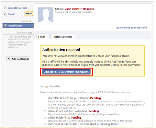 create facebook. create-facebook-fan-page-5. b. Once authorized, you will see a list of your 