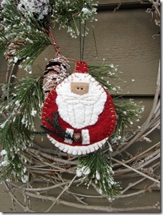 Wool Felt Santa