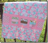 baby quilt back