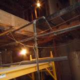 concrete pex fins, top floor stairs, recycled fire escape