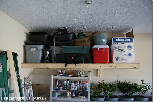 Frugal With A Flourish Make The Most Of Your Garage Shelving Dsc06776