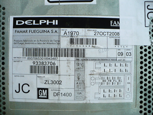 TIP - Conexiones Stereo Delphi del Corsa Classic -