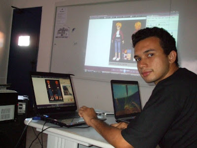 Henrique, mediador da palestra do Paulo Italo