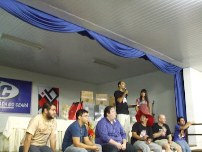 Natalia Nara chegando ao palco
