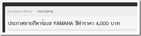 แต่ง blog