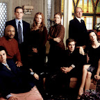 SIX FEET UNDER -- Pictured: (l-r) Freddy Rodriguez as Federico Diaz, Mathew St. Patrick as Keith Charles, Michael C. Hall as David Fisher, Lauren Ambrose as Claire Fisher, Frances Conroy as Ruth Fisher, Peter Krause as Nate Fisher, Richard Jenkins as Nathaniel Fisher, Rachel Griffiths as Brenda Chenowith -- Bravo Photo